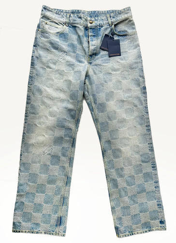 Jeans louis vuitton blu - blu, 3d
