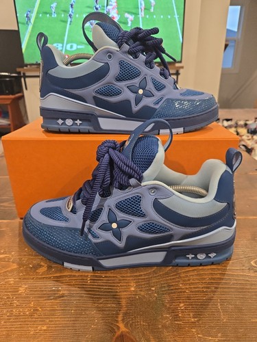 Louis vuitton skate blu - lv, blu/blu